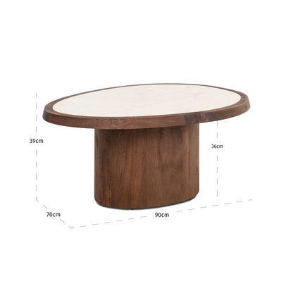 Coffee Table Melrose Spicebrown