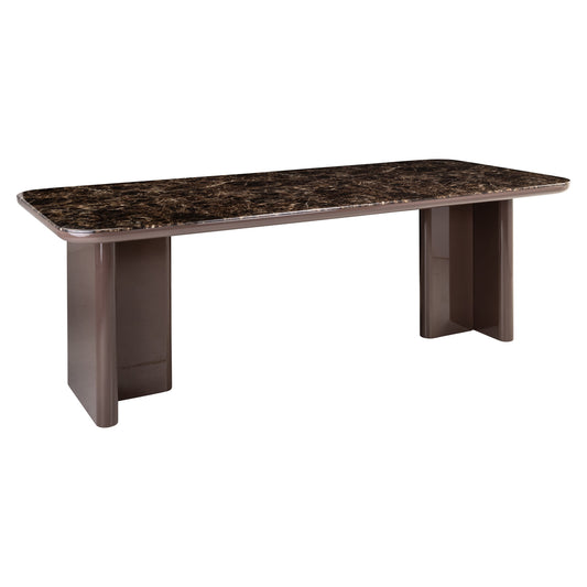 Dining Table Almundi Chocolate Brown 230cm