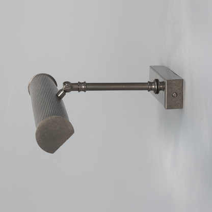 Cambridge Adjustable Reeded Brass Picture Light 35.5cm IP20