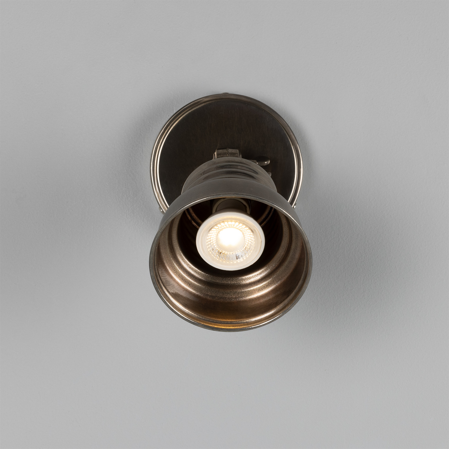 Sucre Adjustable Industrial Brass Spotlight 11.5cm IP20