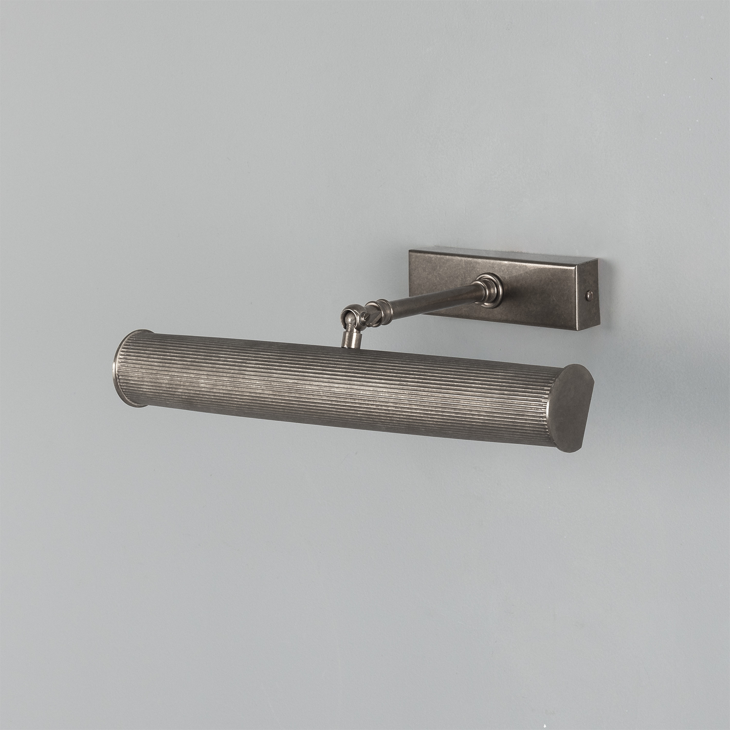 Cambridge Adjustable Reeded Brass Picture Light 35.5cm IP20