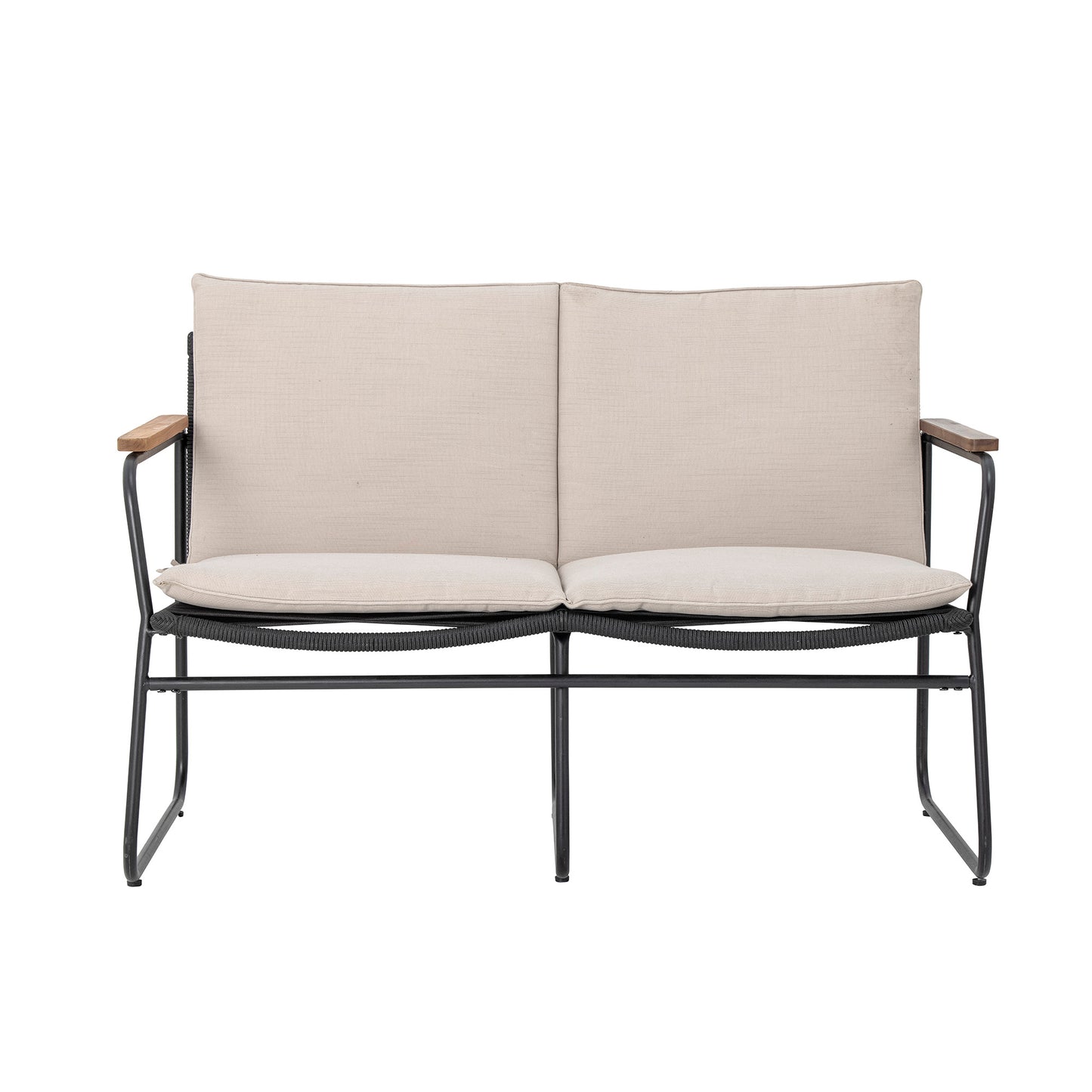 Hampton Sofa Black Metal