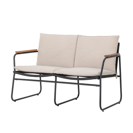 Hampton Sofa Black Metal