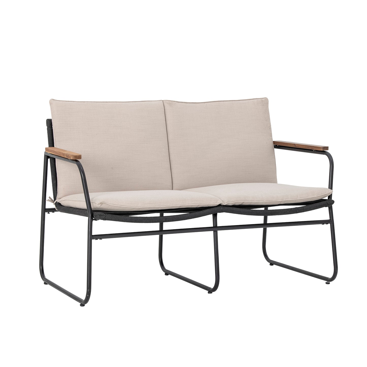 Hampton Sofa Black Metal