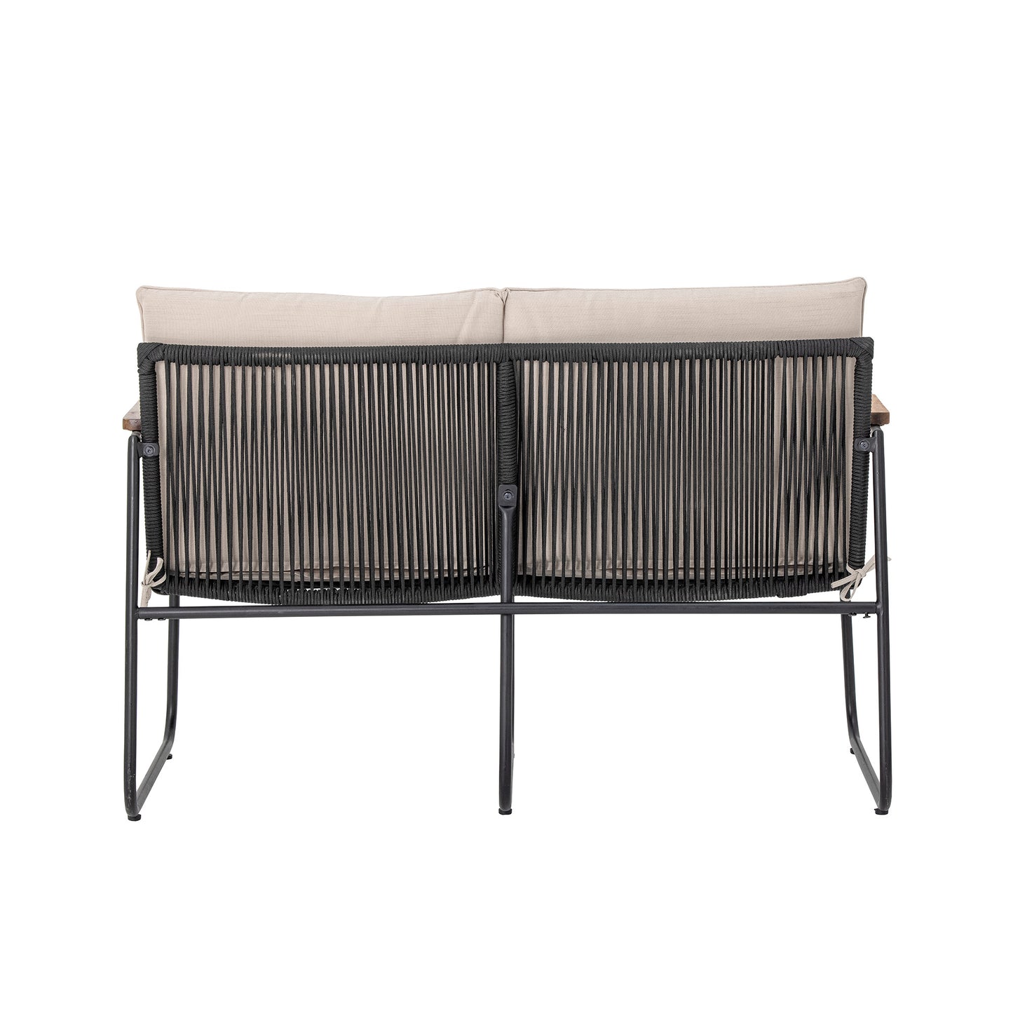 Hampton Sofa Black Metal