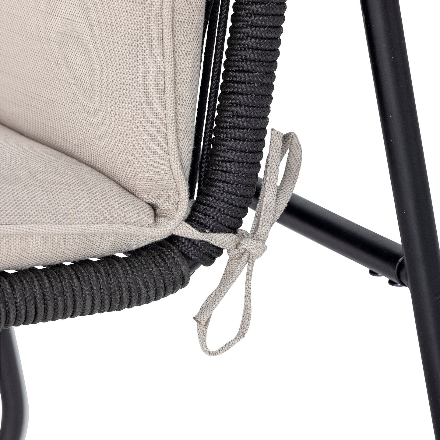 Hampton Sofa Black Metal