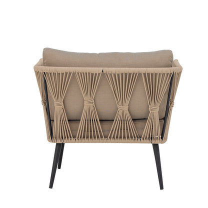 Pavone Lounge Chair Brown Metal