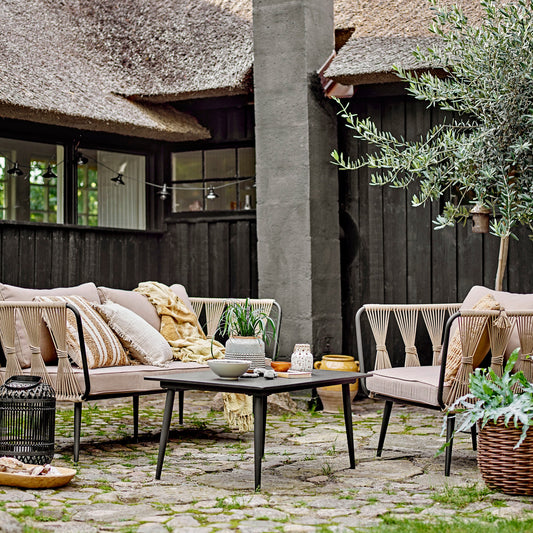 Pavone Lounge Chair Brown Metal