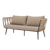 Pavone Sofa Brown Metal