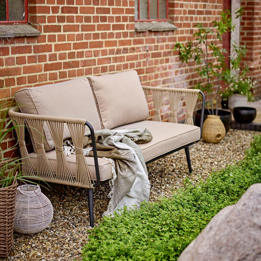 Pavone Sofa Brown Metal