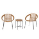 Dudine Lounge Set Nature Polyrattan