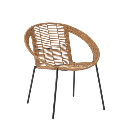 Dudine Lounge Set Nature Polyrattan