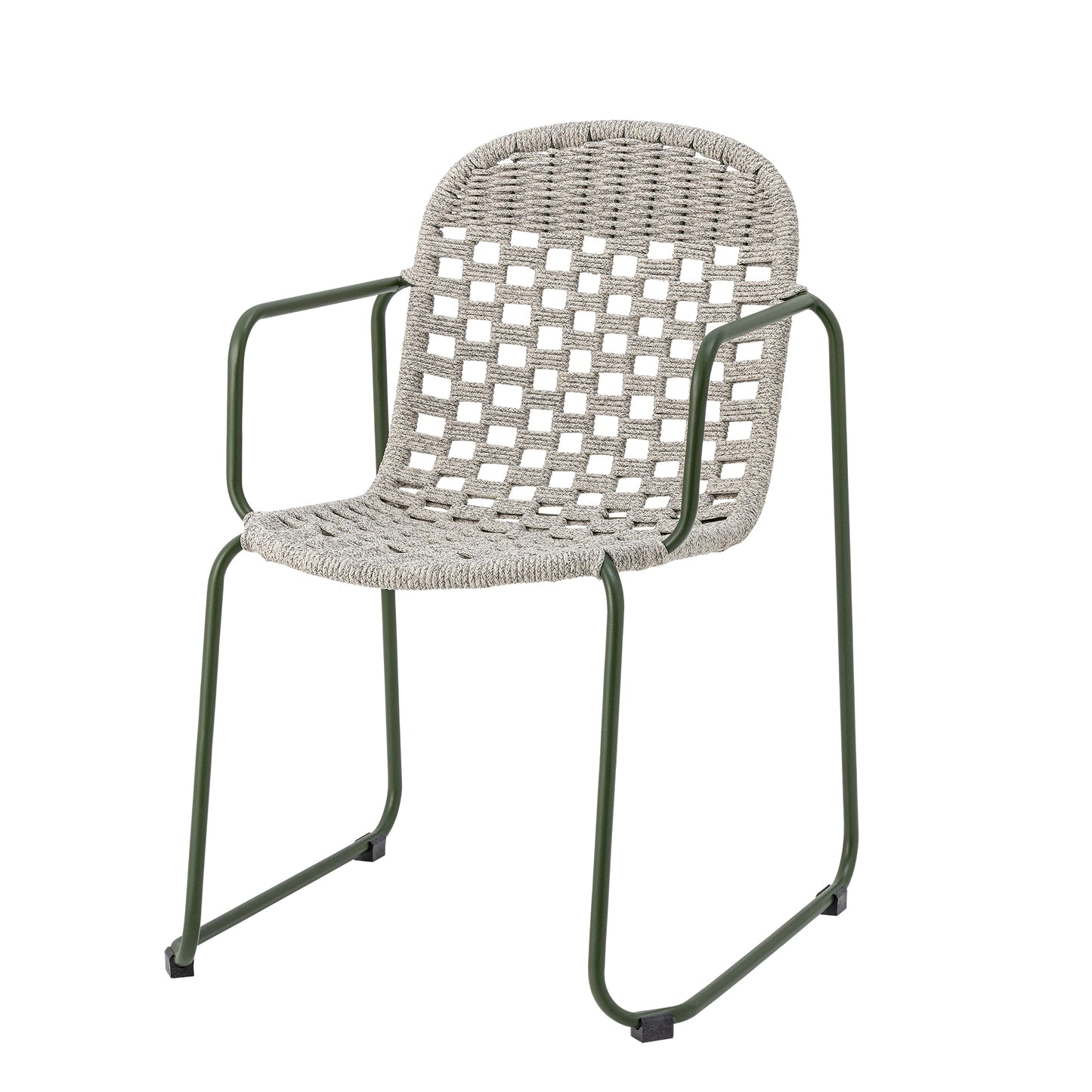 Calana Dining Chair Green Metal