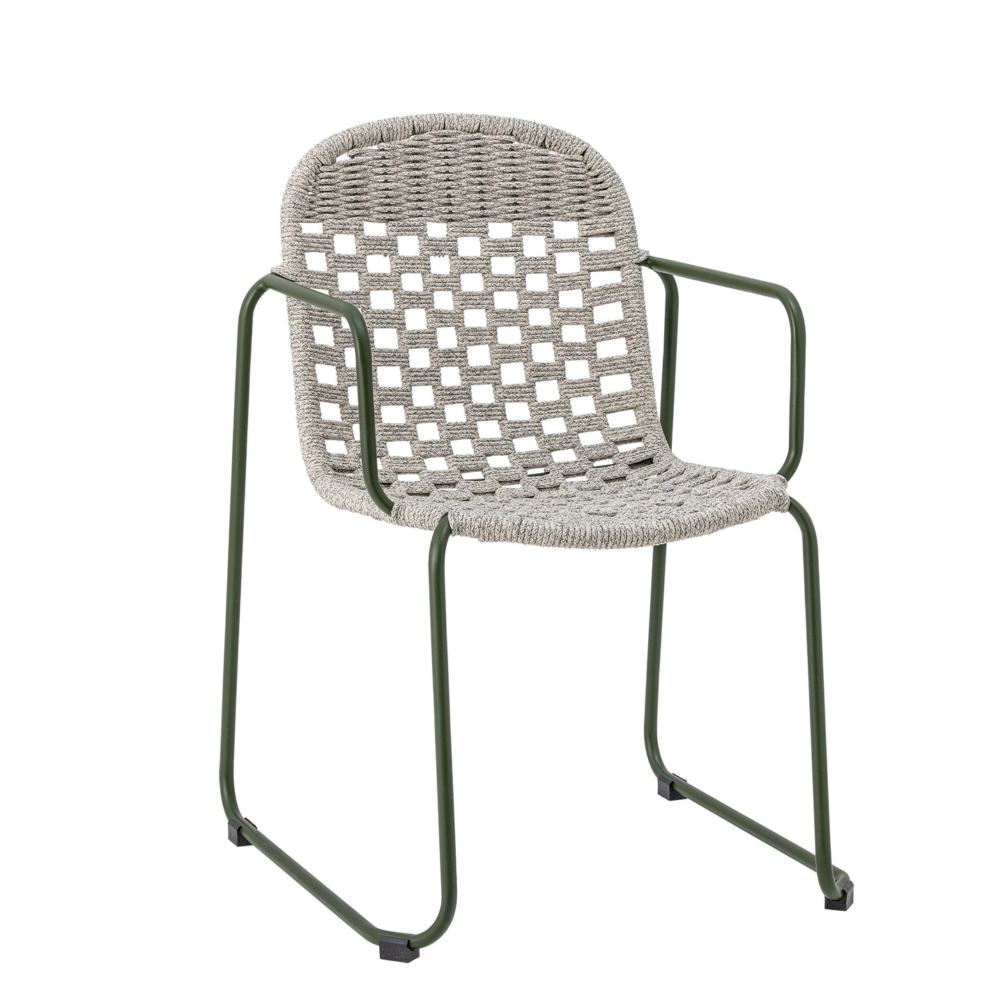 Calana Dining Chair Green Metal