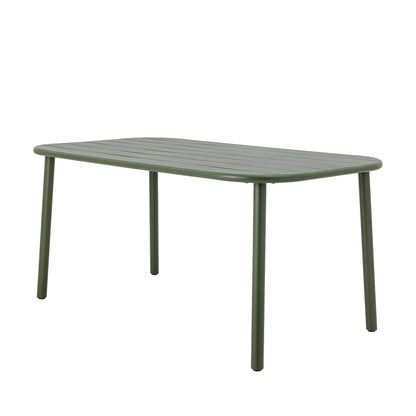 Calana Dining Table Green Metal