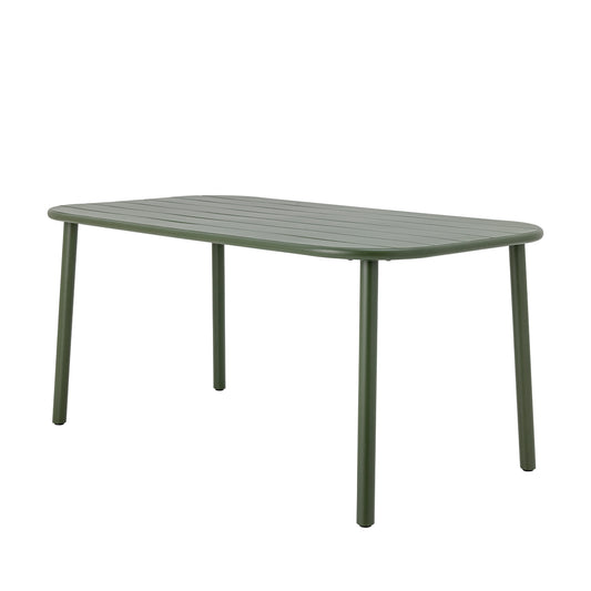 Calana Dining Table Green Metal