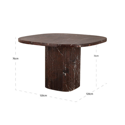 Dining Table Orchid Burgundy