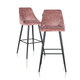 Bar stool Brooke rose chenille