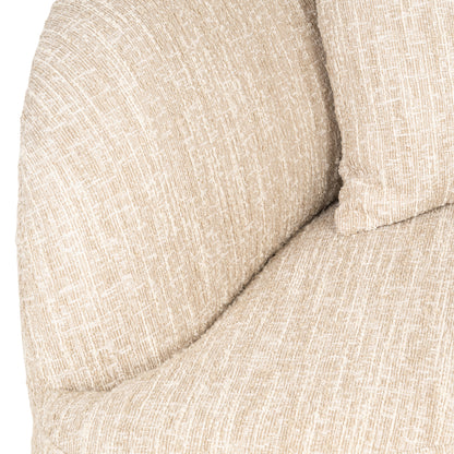 Lounge Sofa Pandora Beige Angora (Right)