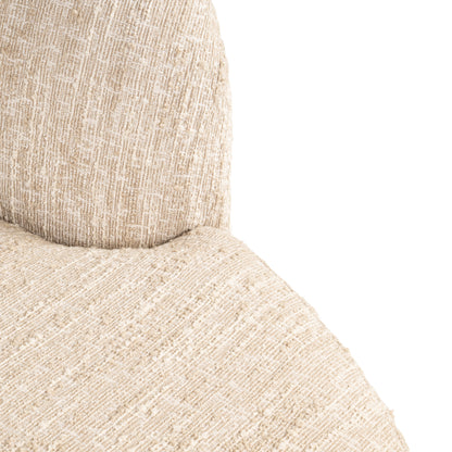 Lounge Sofa Pandora Beige Angora (Right)