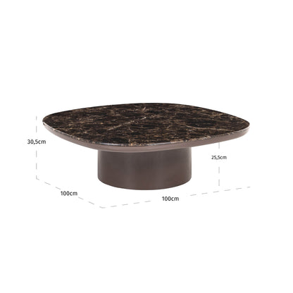 Coffee Table Almundi Chocolate Brown (pre-sync)