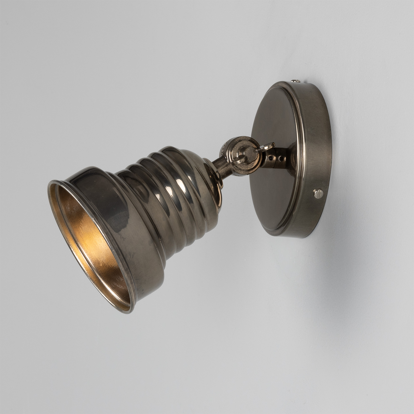 Sucre Adjustable Industrial Brass Spotlight 11.5cm IP20