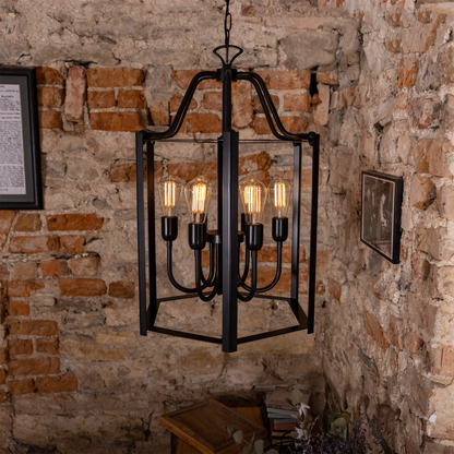 Portroe Indoor Hanging Pendant Lantern, 4-6 Light