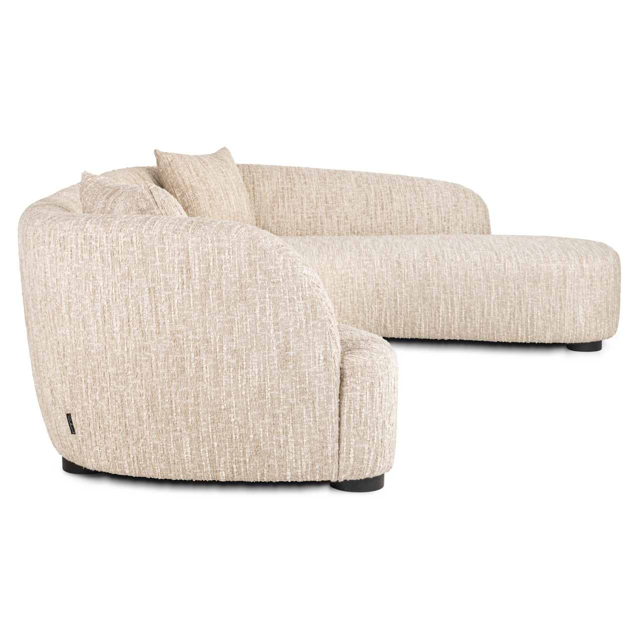 Lounge Sofa Pandora Beige Angora (Right)