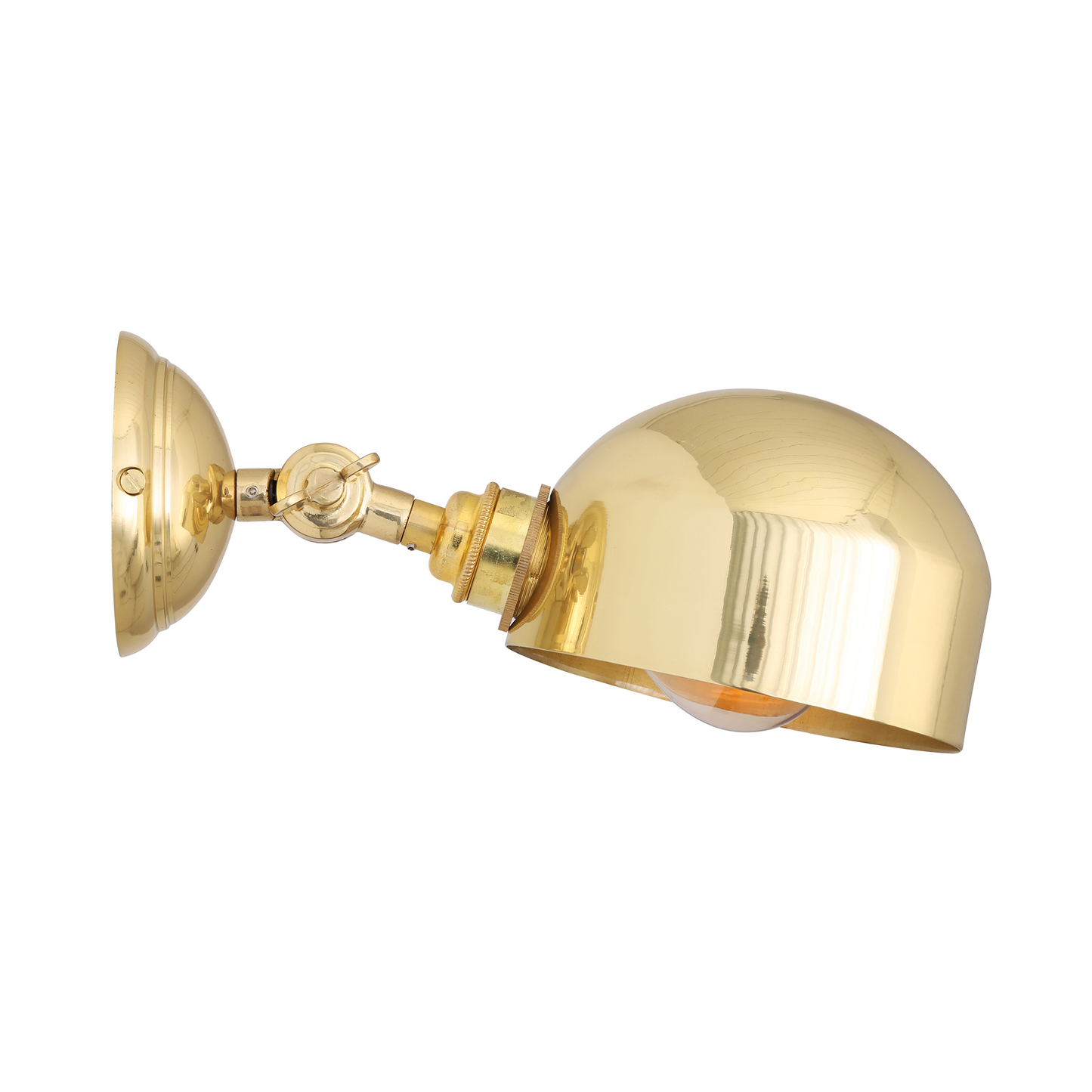 San Jose Adjustable Modern Brass Wall Light 13cm IP20