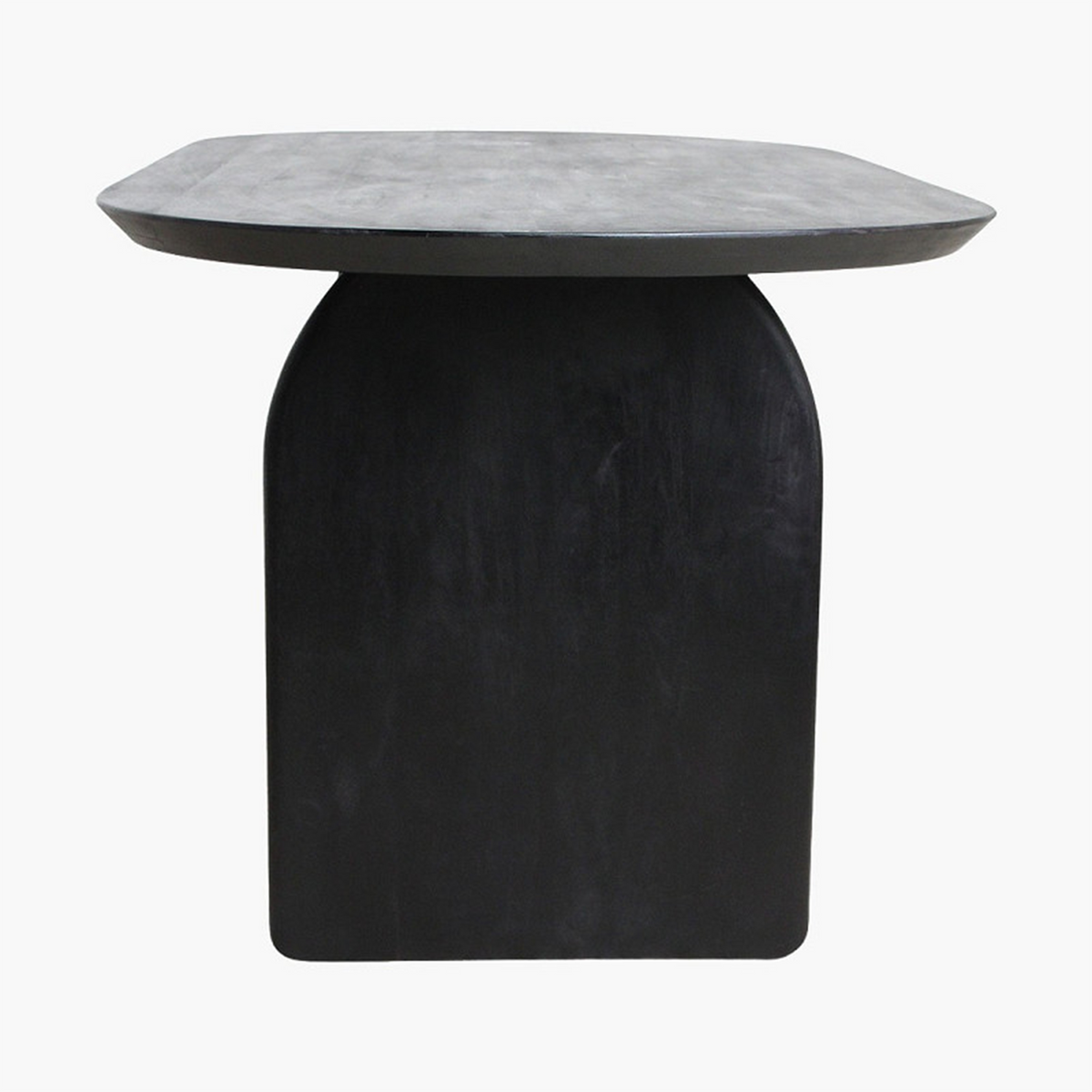 Bullnose Dining Table Mix Base Black