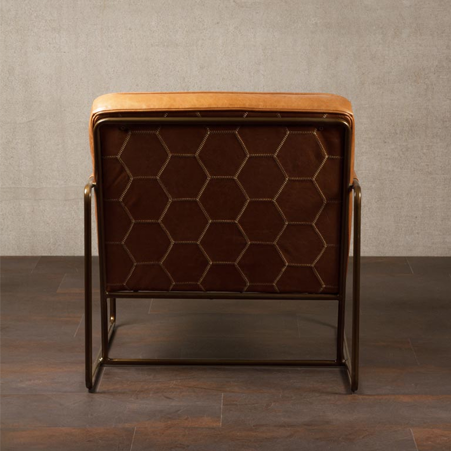 Makine Armchair with Square Armrests