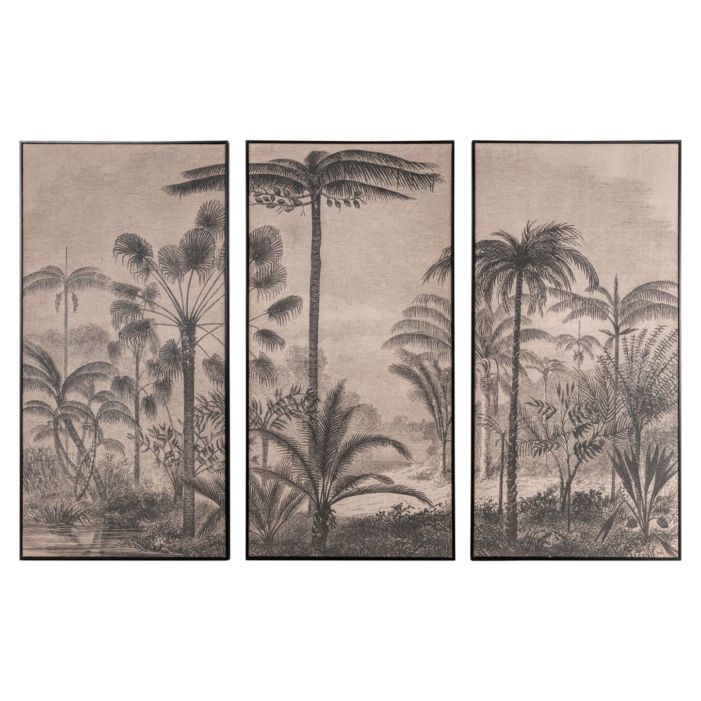 Rhapsody Wall Art – Brown (Set of 3)