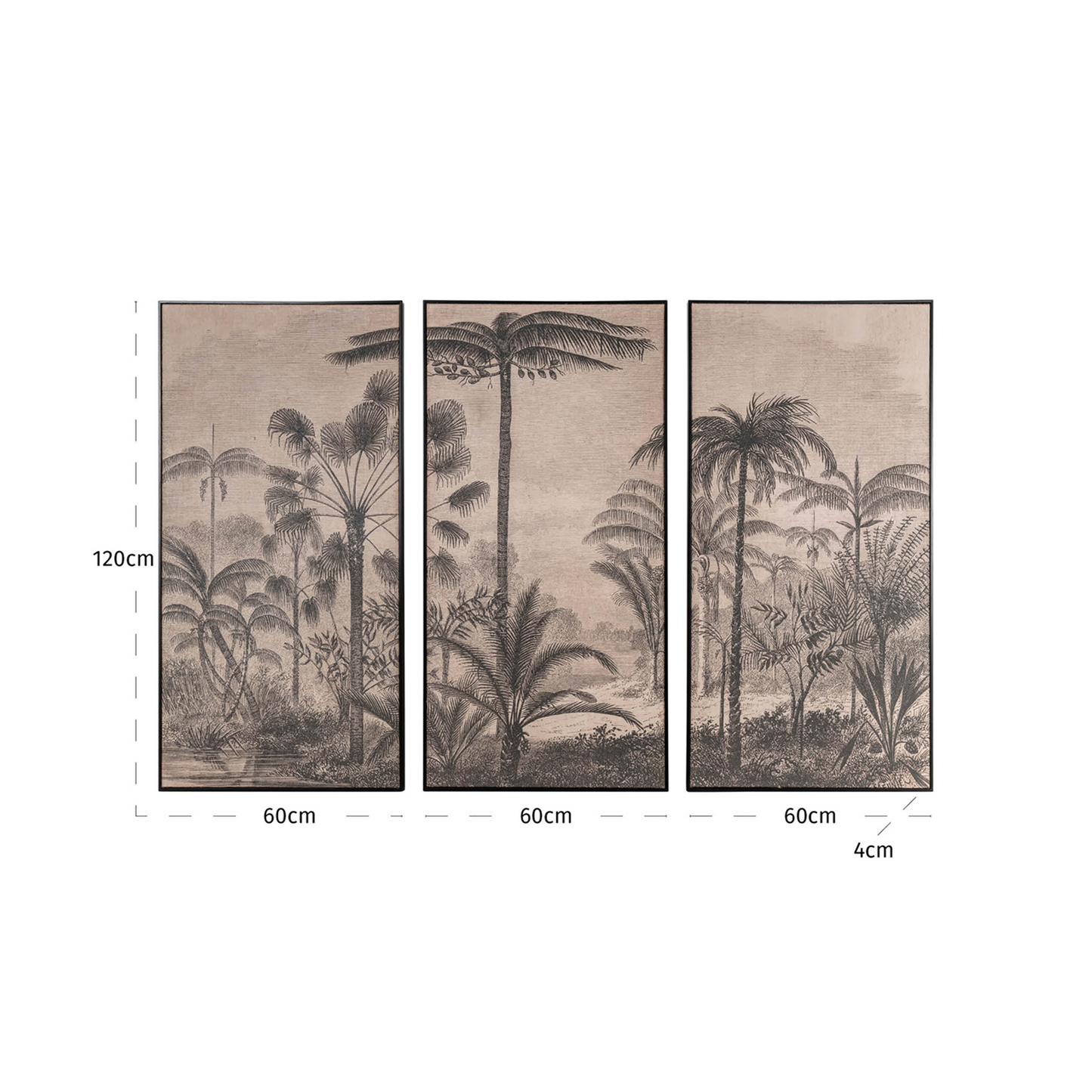 Rhapsody Wall Art – Brown (Set of 3)