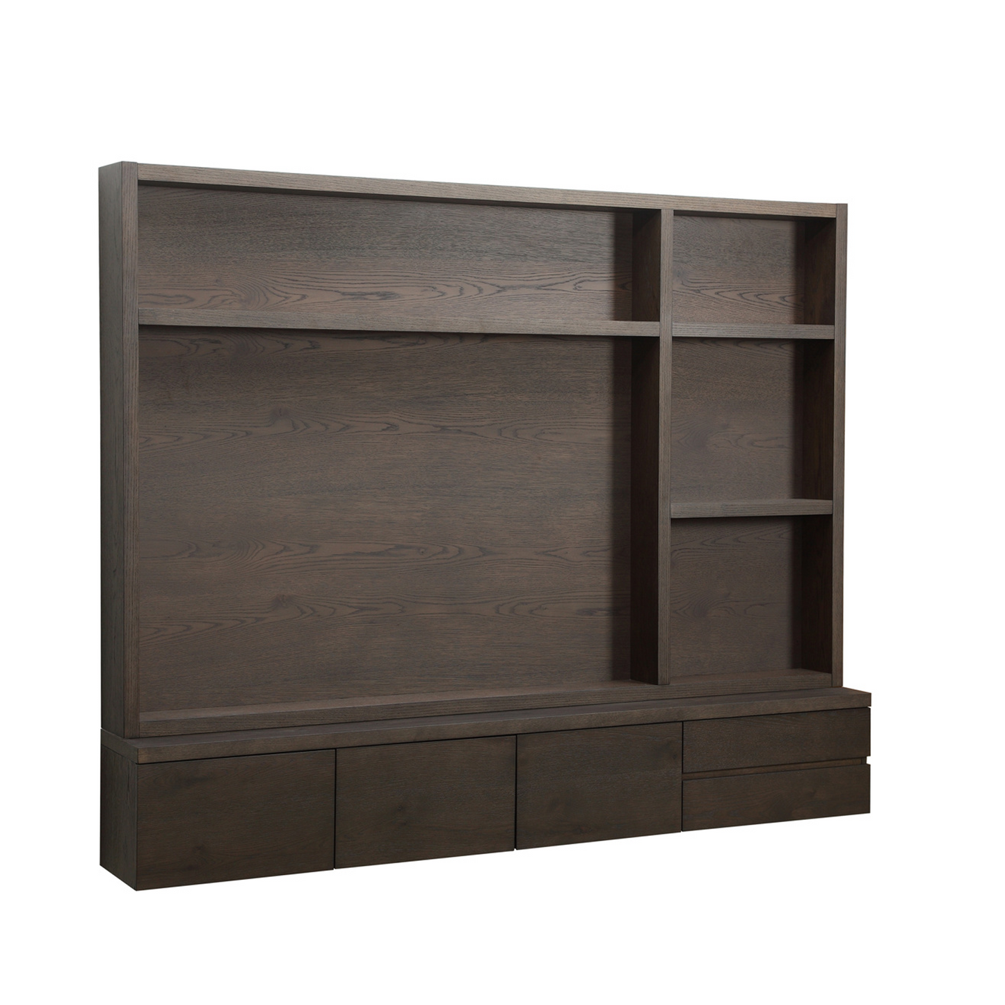 TV Cabinet Lachance Brown – 3 Doors, 2 Drawers