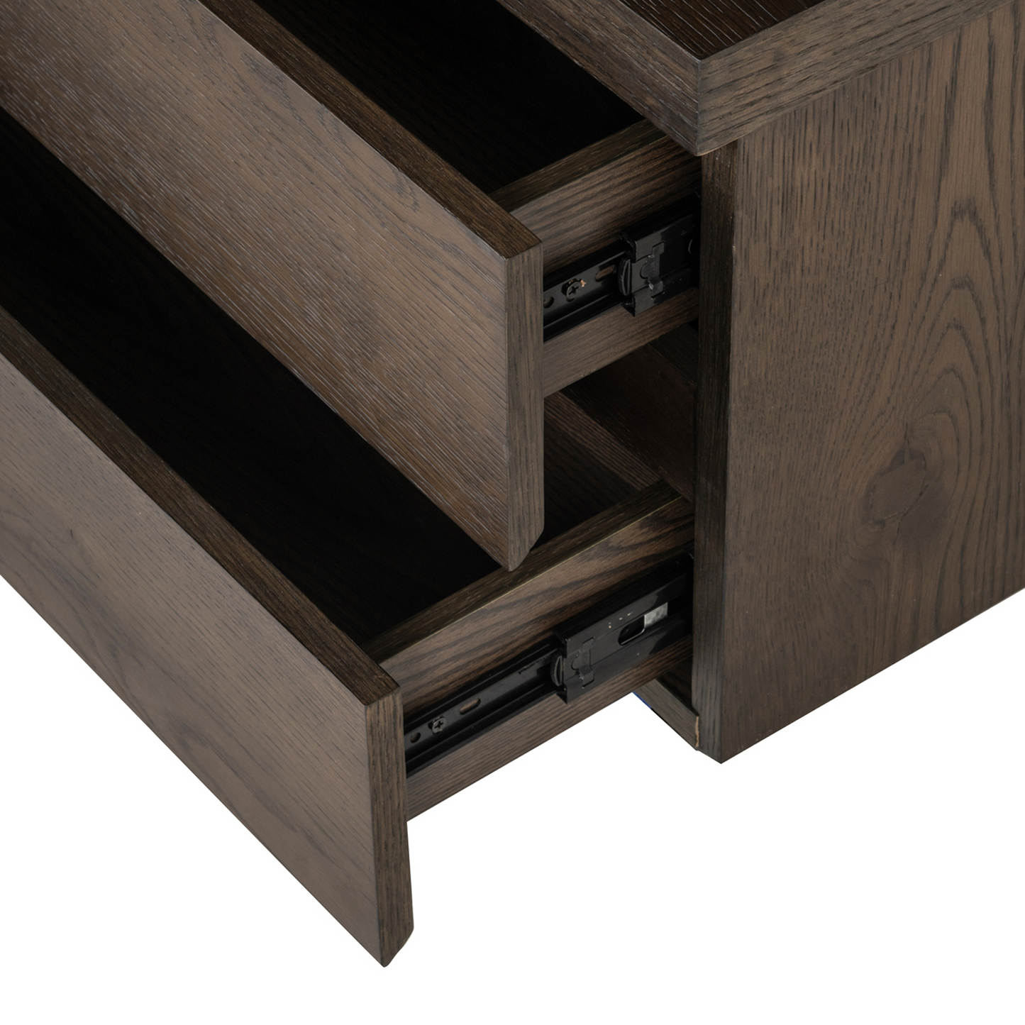 TV Cabinet Lachance Brown – 3 Doors, 2 Drawers