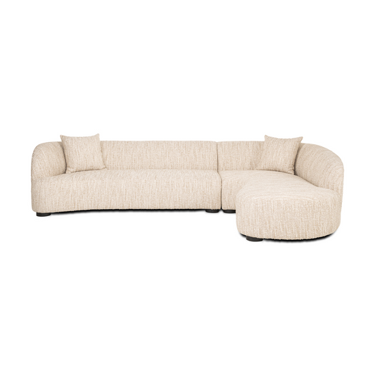 Pandora Sofa – Beige Angora (Right-Hand Lounge)