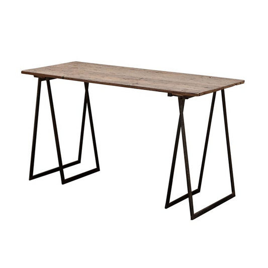 Desk Sutton – Reclaimed Wood & Iron Writing Desk