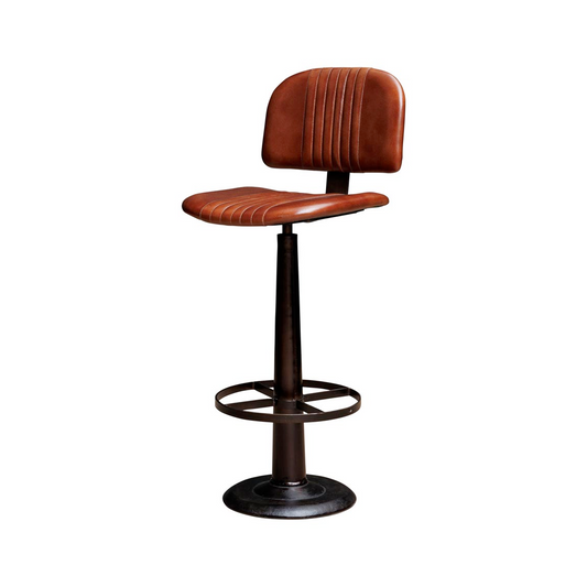 Cleveland Leather Bar Stool