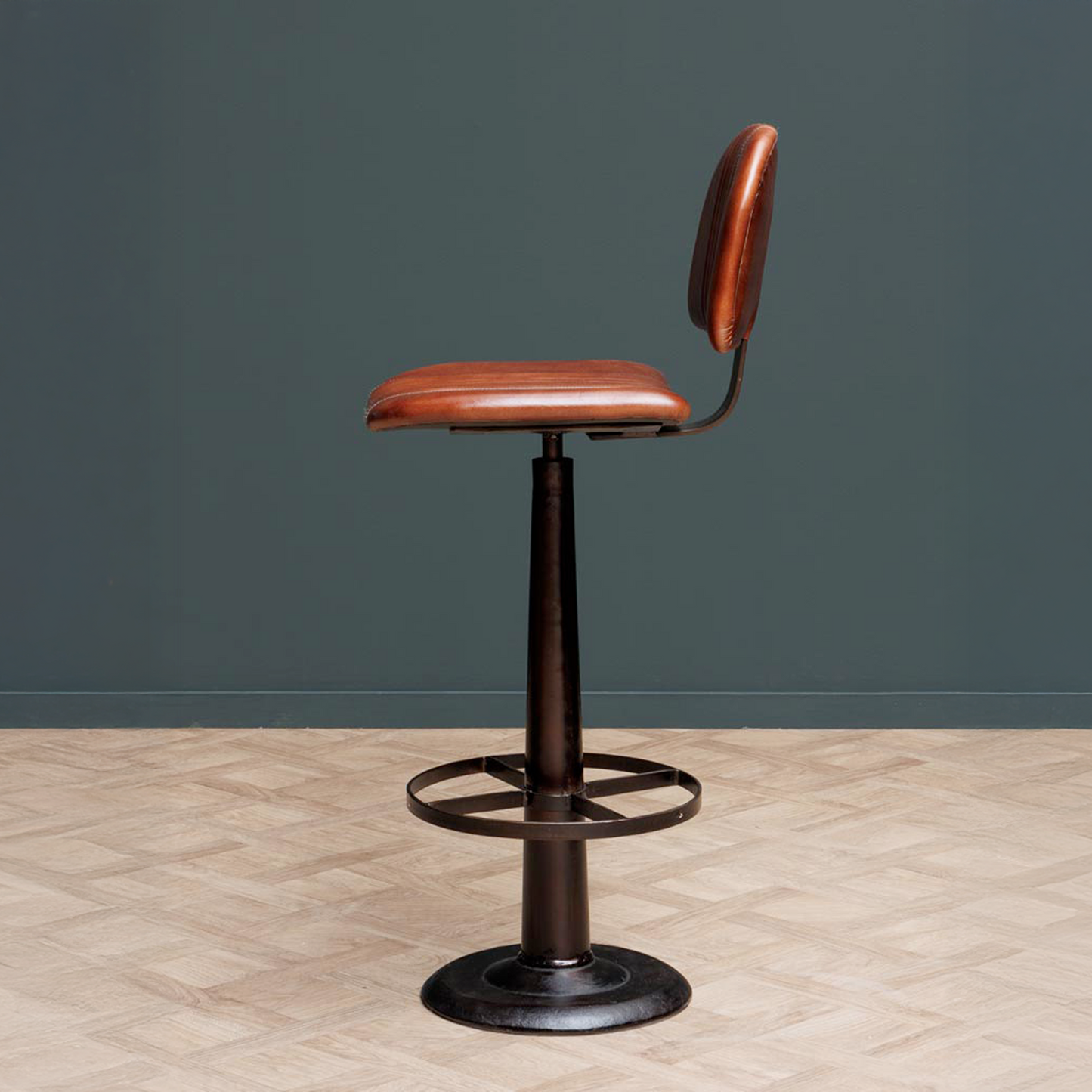 Cleveland Leather Bar Stool