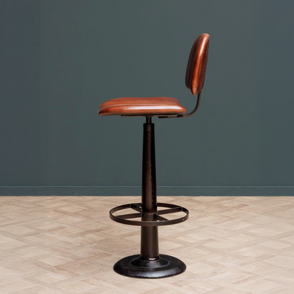 Cleveland Leather Bar Stool