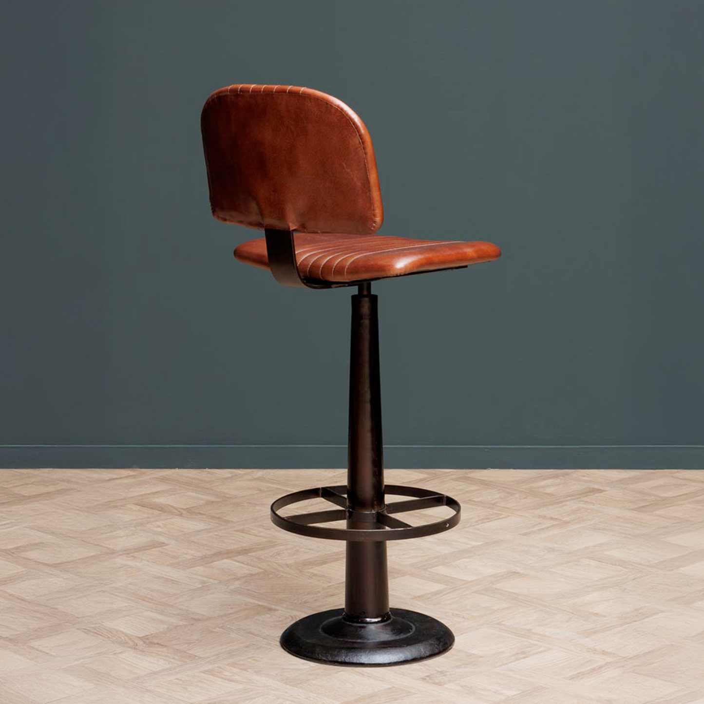 Cleveland Leather Bar Stool