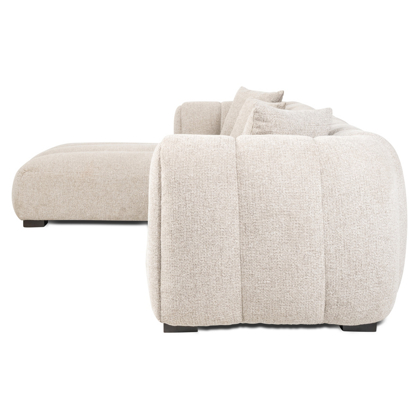 Novaro Natural Fancy Corner Sofa – Left Hand Lounge
