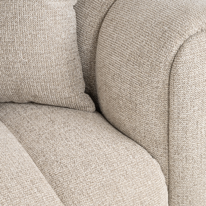 Novaro Natural Fancy Corner Sofa – Left Hand Lounge