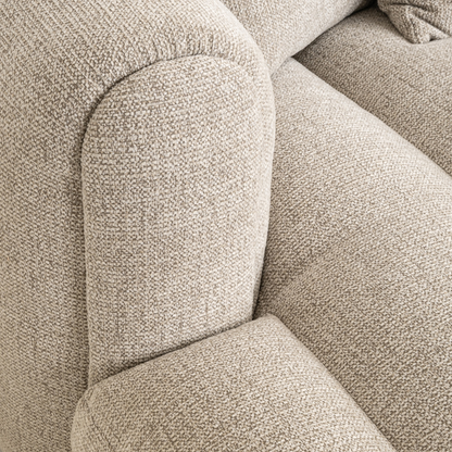 Novaro Natural Fancy Corner Sofa – Left Hand Lounge