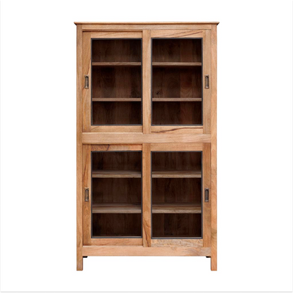 Gustave Sliding Door Display Cabinet