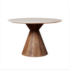 Alba Marble Top Round Dining Table