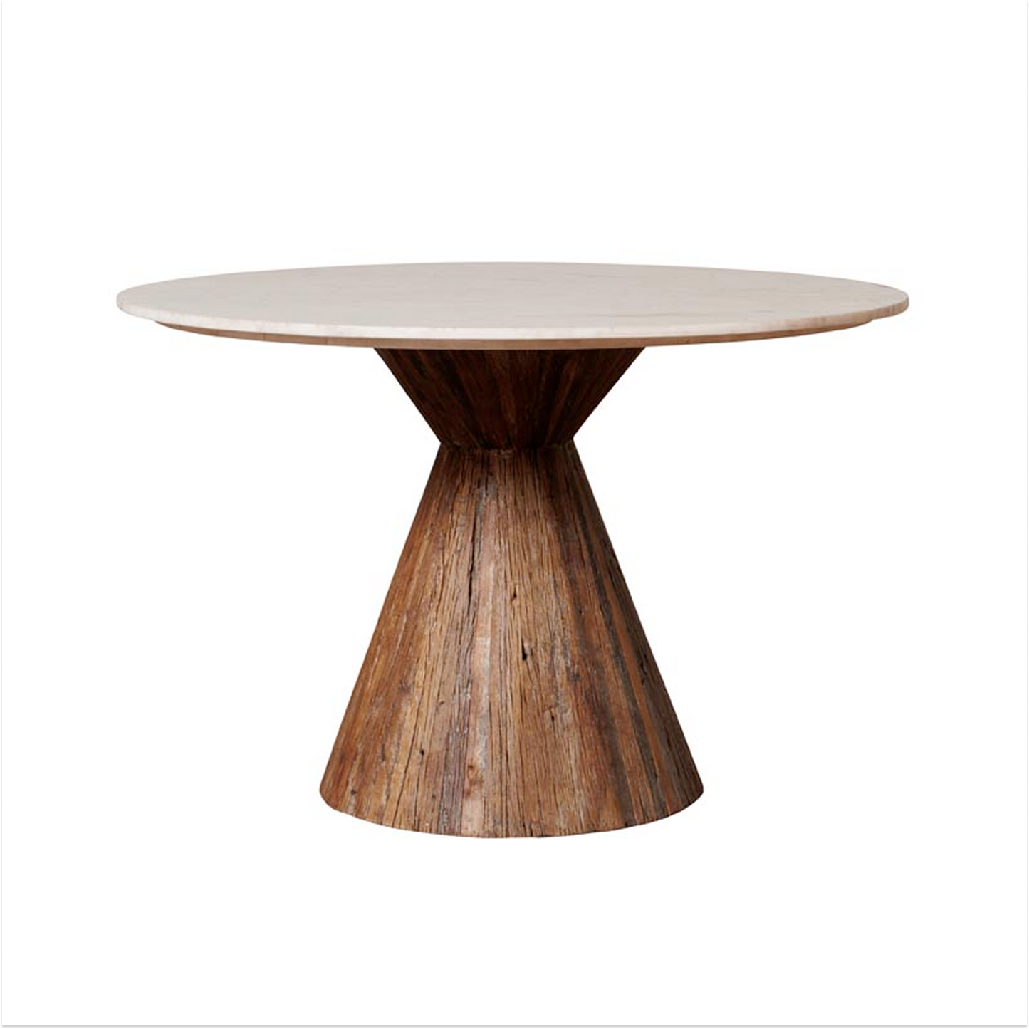 Alba Marble Top Round Dining Table