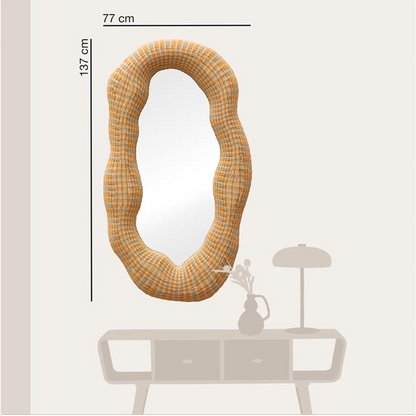 Scoubidou Woven Wall Mirror