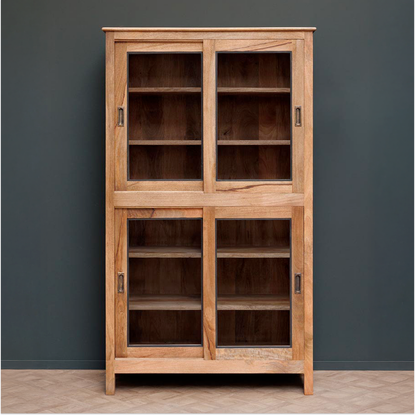 Gustave Sliding Door Display Cabinet