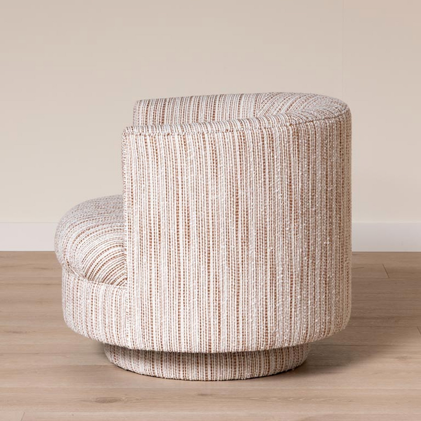 Serena Striped Barrel Armchair